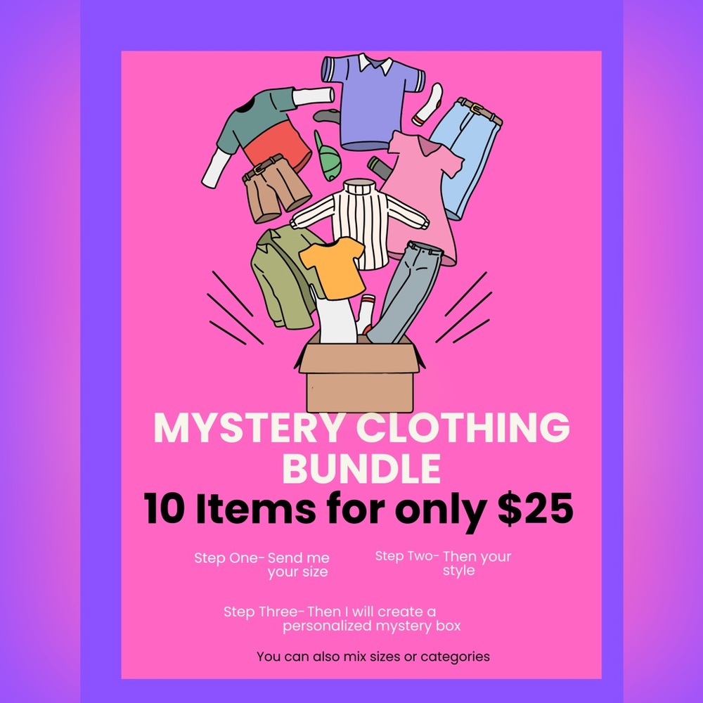 MYSTERY BUNDLE! 10 Items for only $25